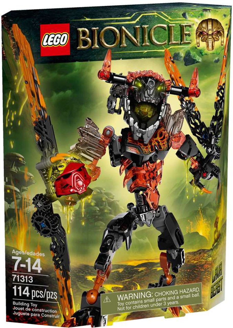 Lego Bionicle Lava Beast Exclusive Set 71313 Damaged Package Toywiz - lava monster warrior shirt roblox