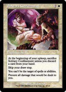 Magic The Gathering Judgment Single Card Rare Solitary Confinement 24