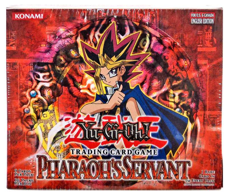 YuGiOh Trading Card Game Pharaohs Servant Booster Box 36 Packs Konami