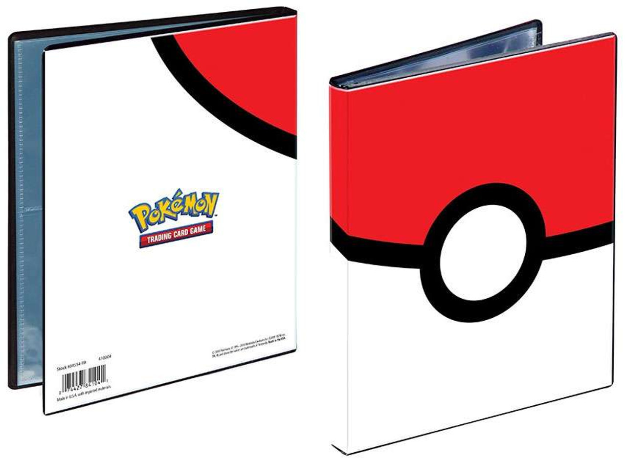 Ultra Pro Pokemon Trading Card Game Card Supplies Poke Ball 4 Pocket Binder Toywiz - pokeball bag roblox