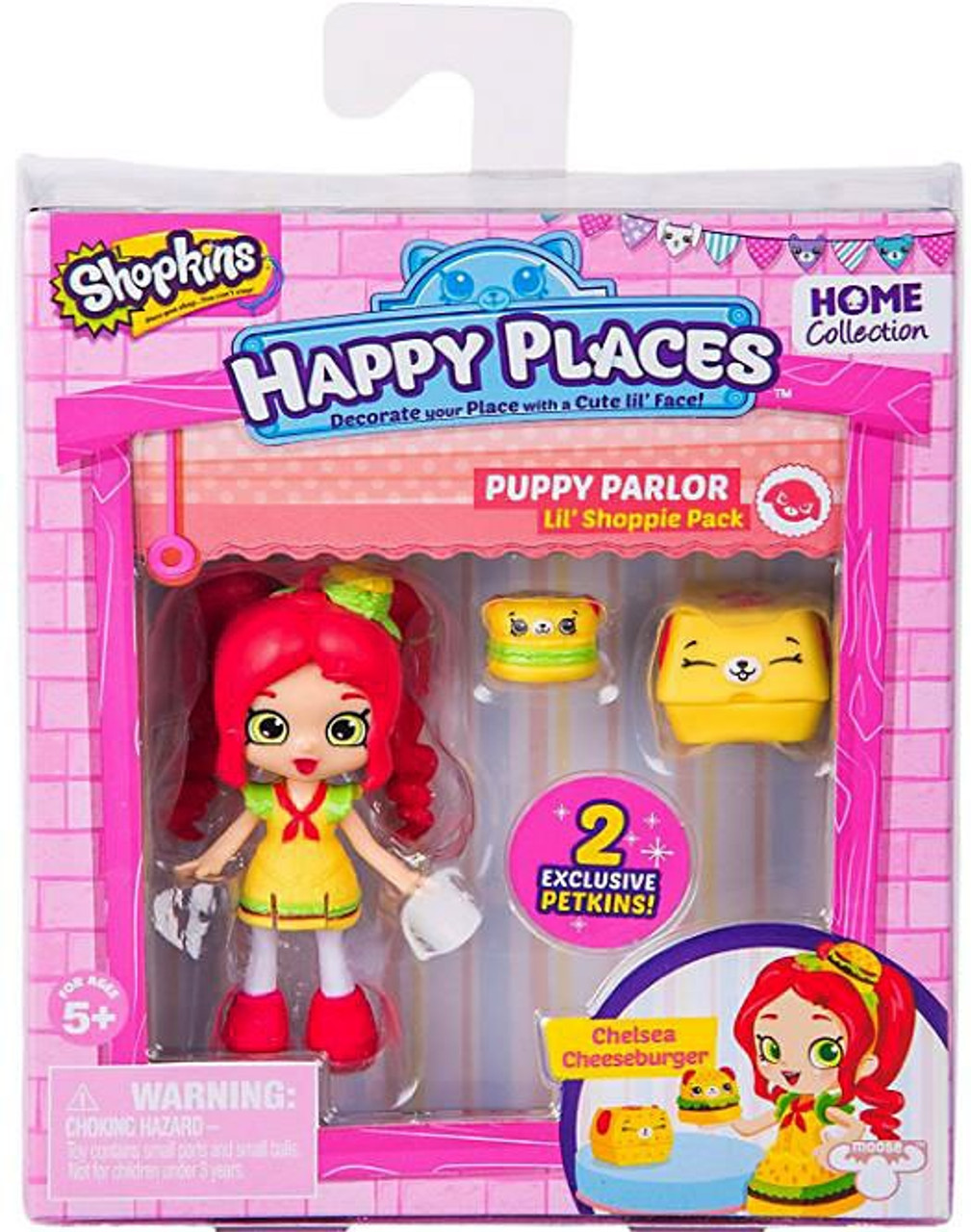 Shopkins Happy Places Series 2 Chelsea Cheeseburger Lil Shoppie Pack 258 257 Puppy Parlor Moose Toys Toywiz Turn your munchkin's room into a happy place. shopkins happy places series 2 chelsea