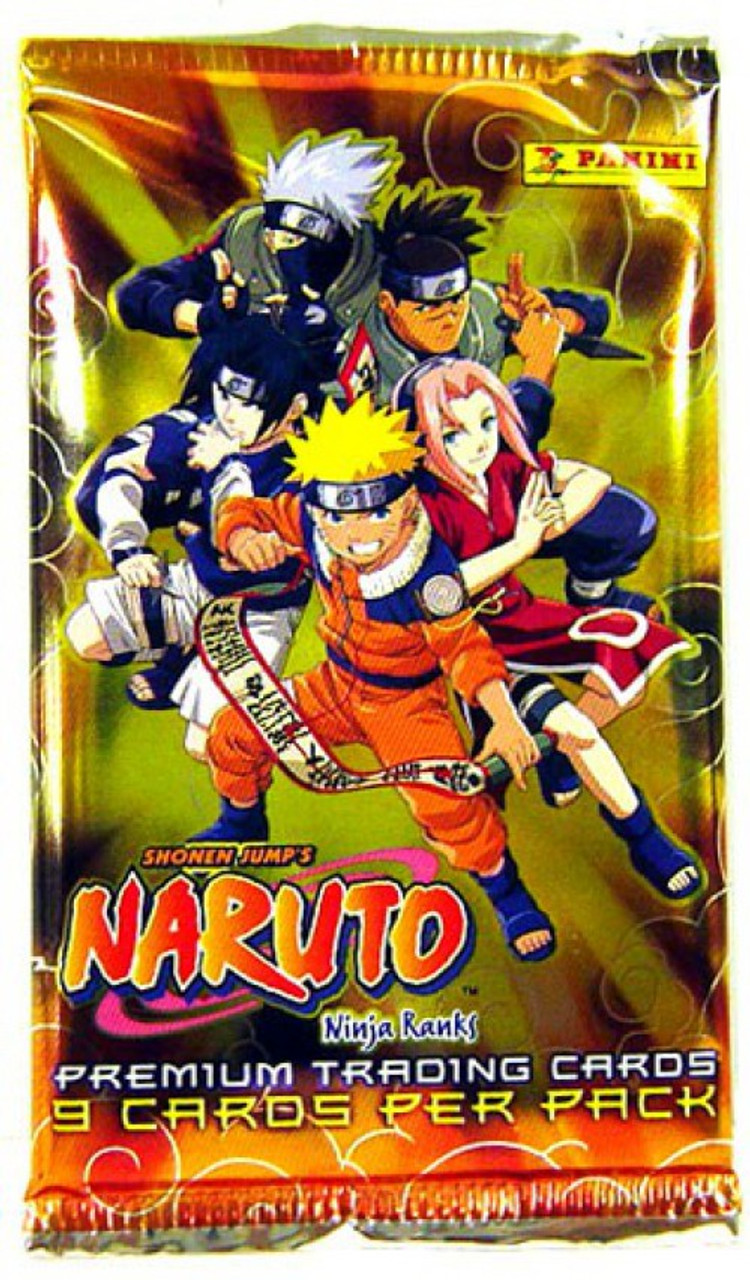 Naruto Panini Ninja Ranks Trading Card Pack - ToyWiz