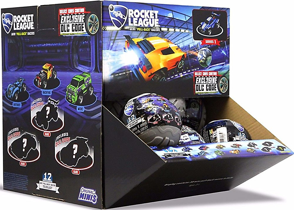 Rocket League Pullback Racer Rocket League Mystery Box 20 Packs