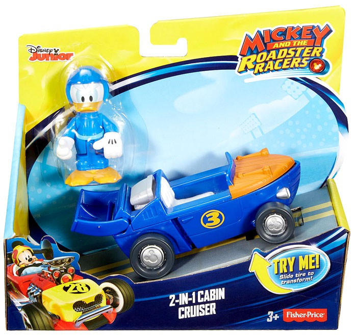 Fisher Price Disney Mickey Roadster Racers 2-in-1 Cabin Cruiser