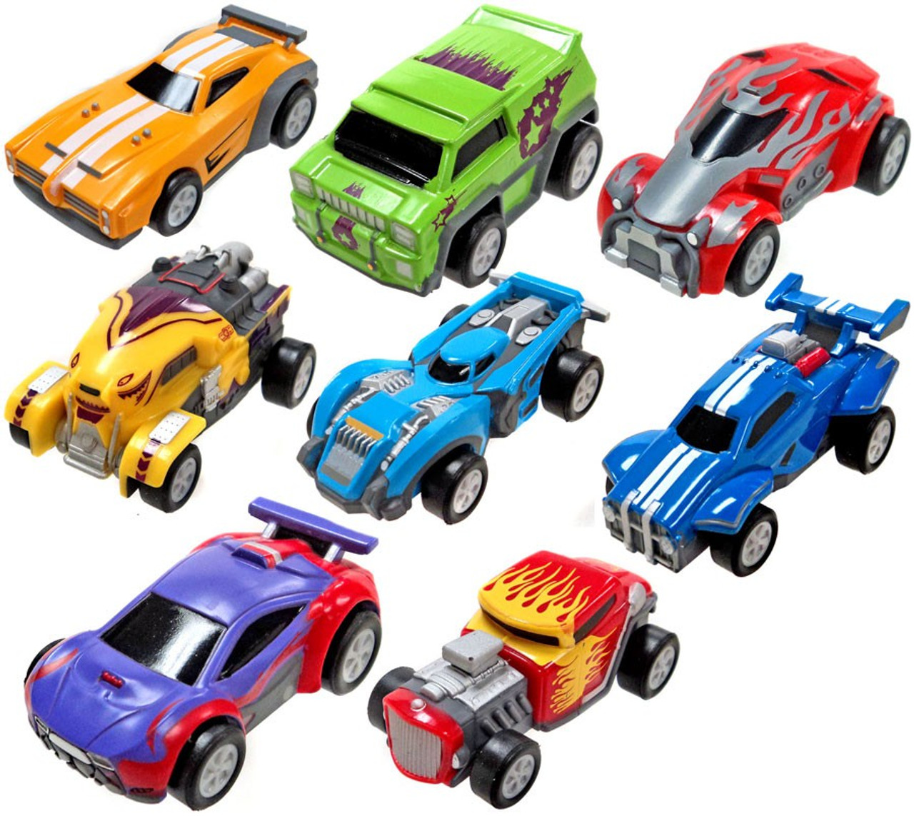 rocket league pull back racers 6 pack