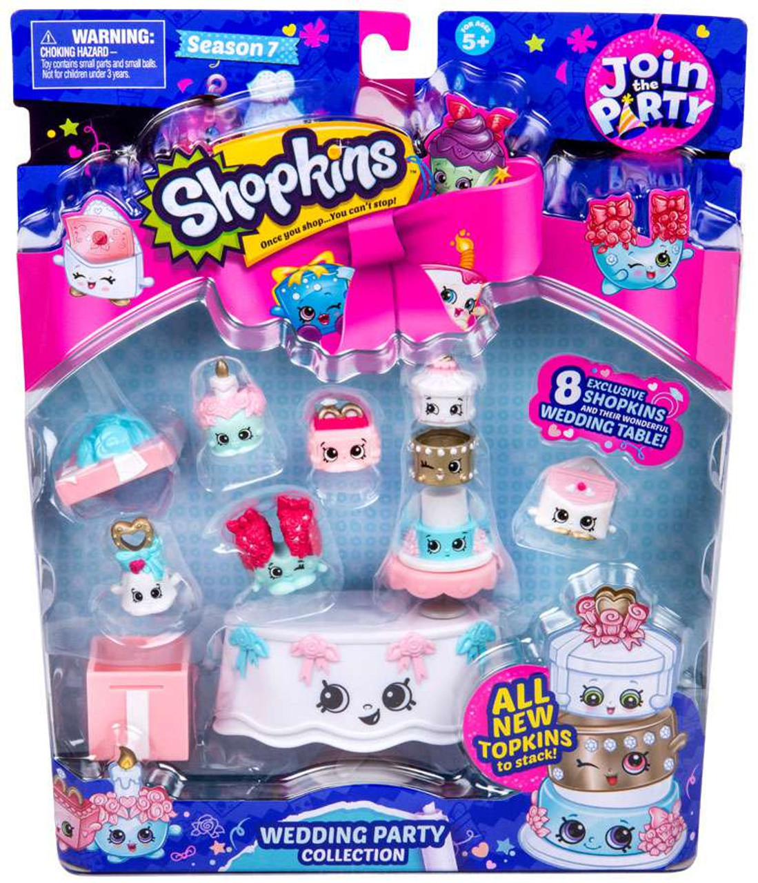 Shopkins Join the Party Season 7 Wedding Party Mini Figure 9Pack Moose