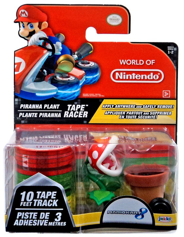 World of Nintendo Mario Kart 8 Tape Racer Piranha Plant Figure