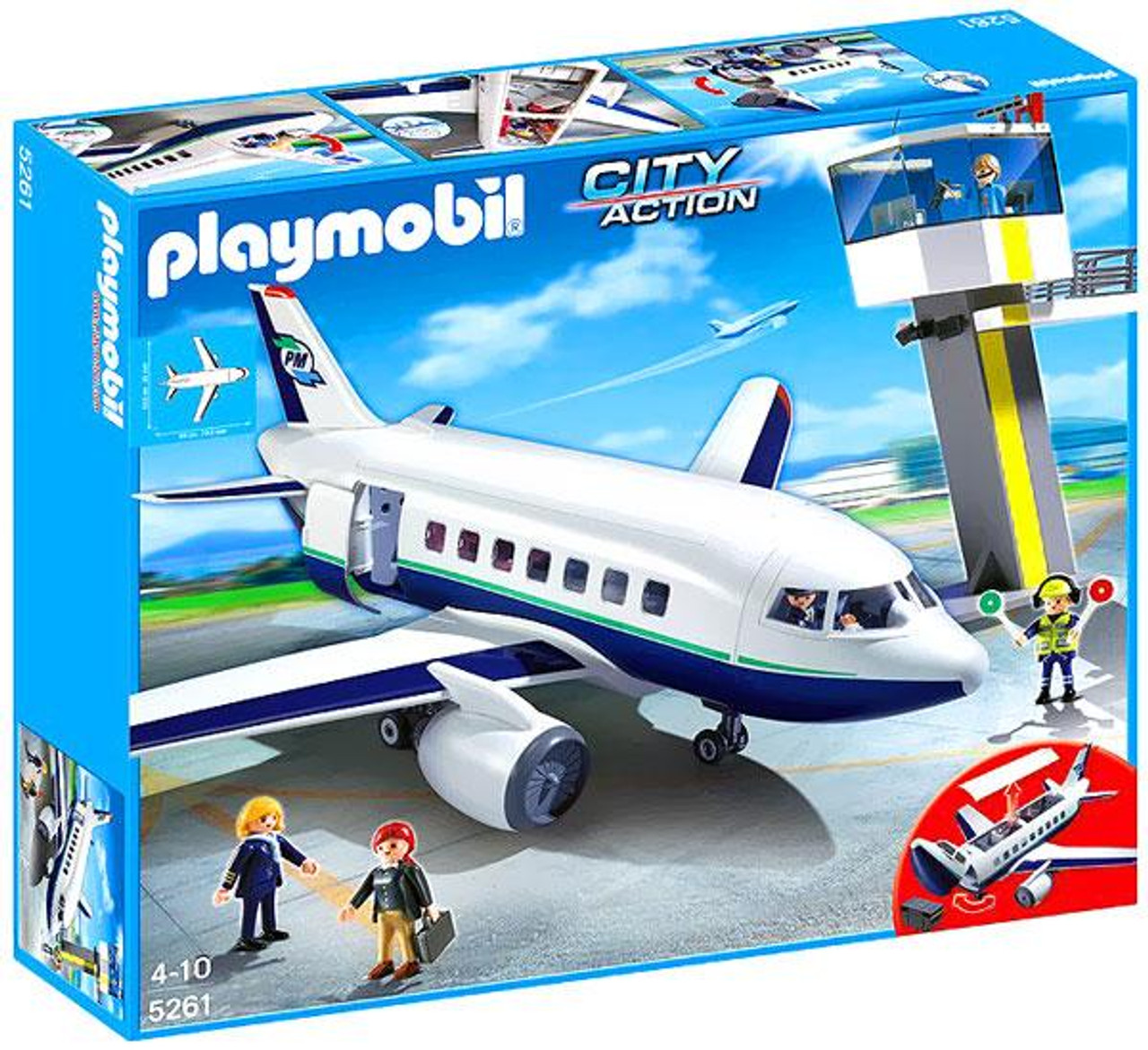 playmobil 5261 cargo and passenger aircraft