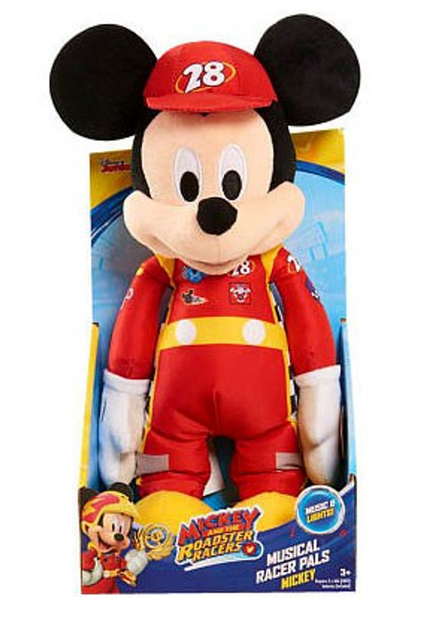 mickey and the roadster racers talking mickey mouse plush and car