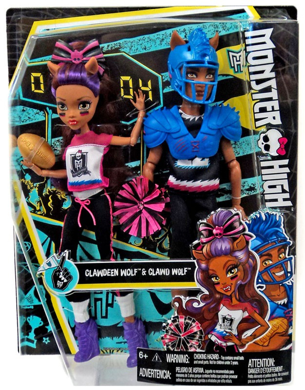 monster high clawdeen wolf family dolls