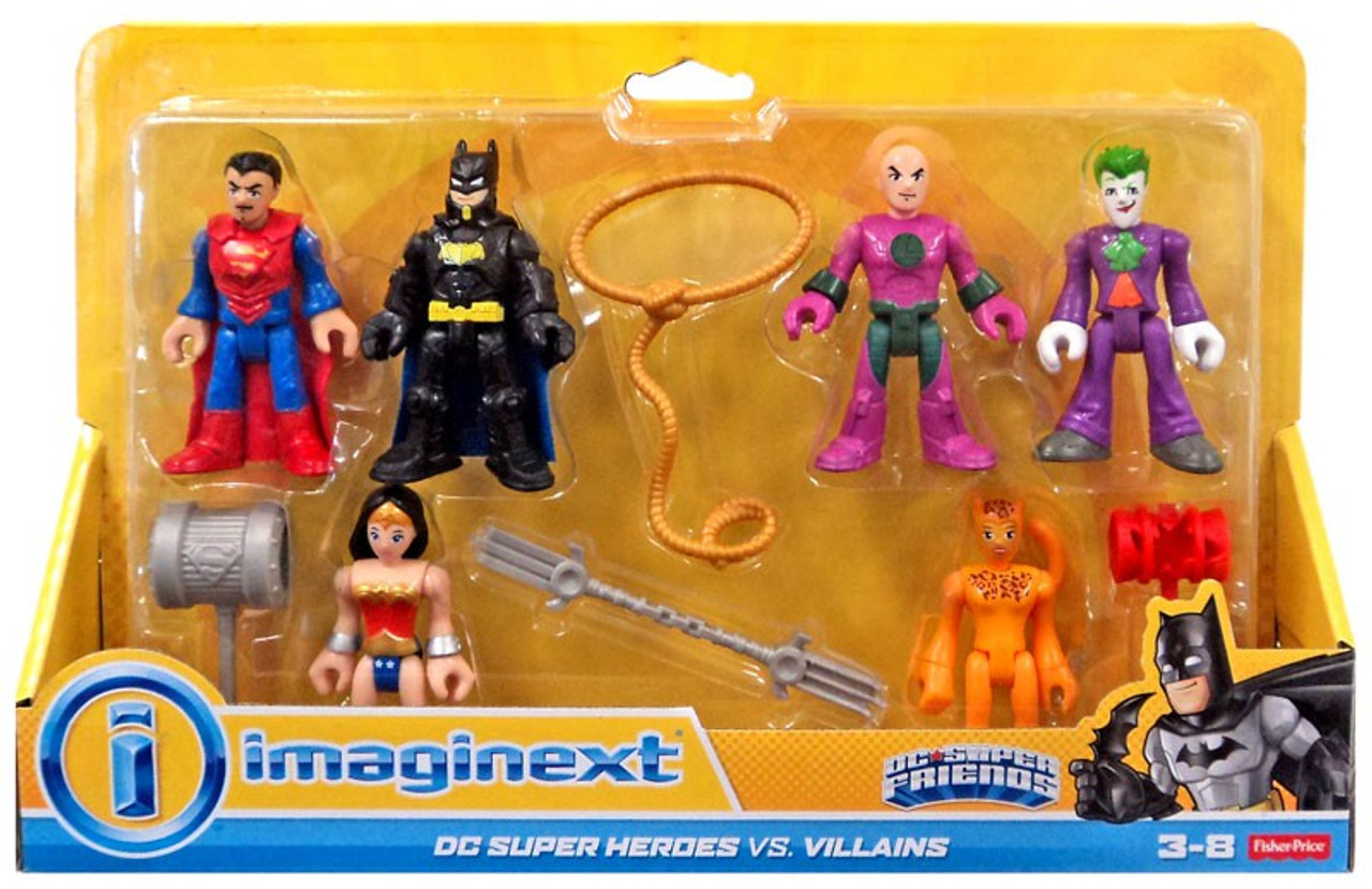 imaginext dc super heroes super villains