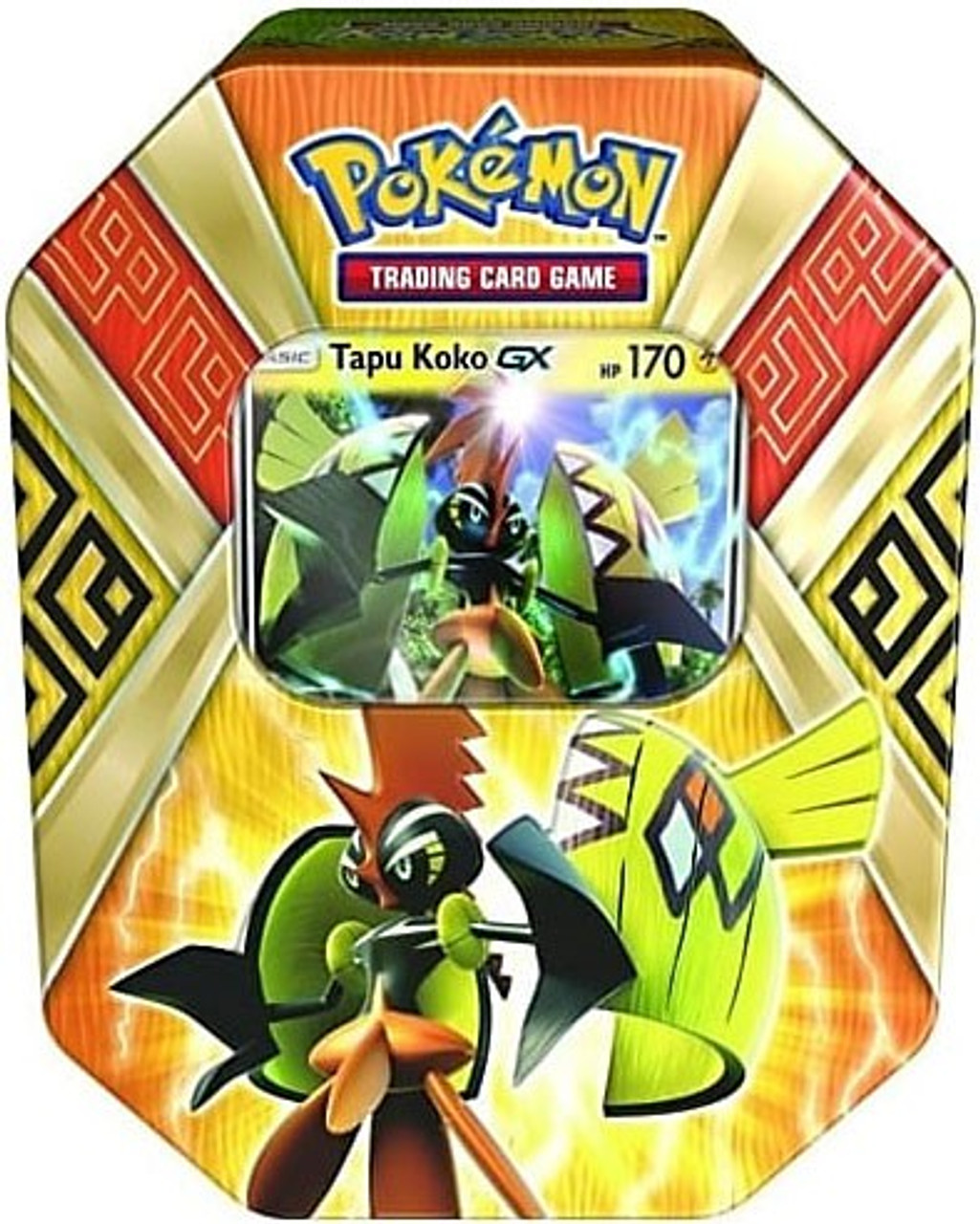 Verzegelde Boosters Tapu Koko Figure Collection Lycanroc Gx Box