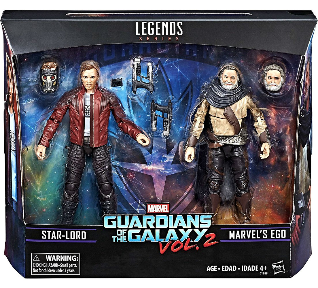 Marvel Guardians Of The Galaxy Vol 2 Ego Star Lord 6 Action Figure 2 Pack Hasbro Toys Toywiz