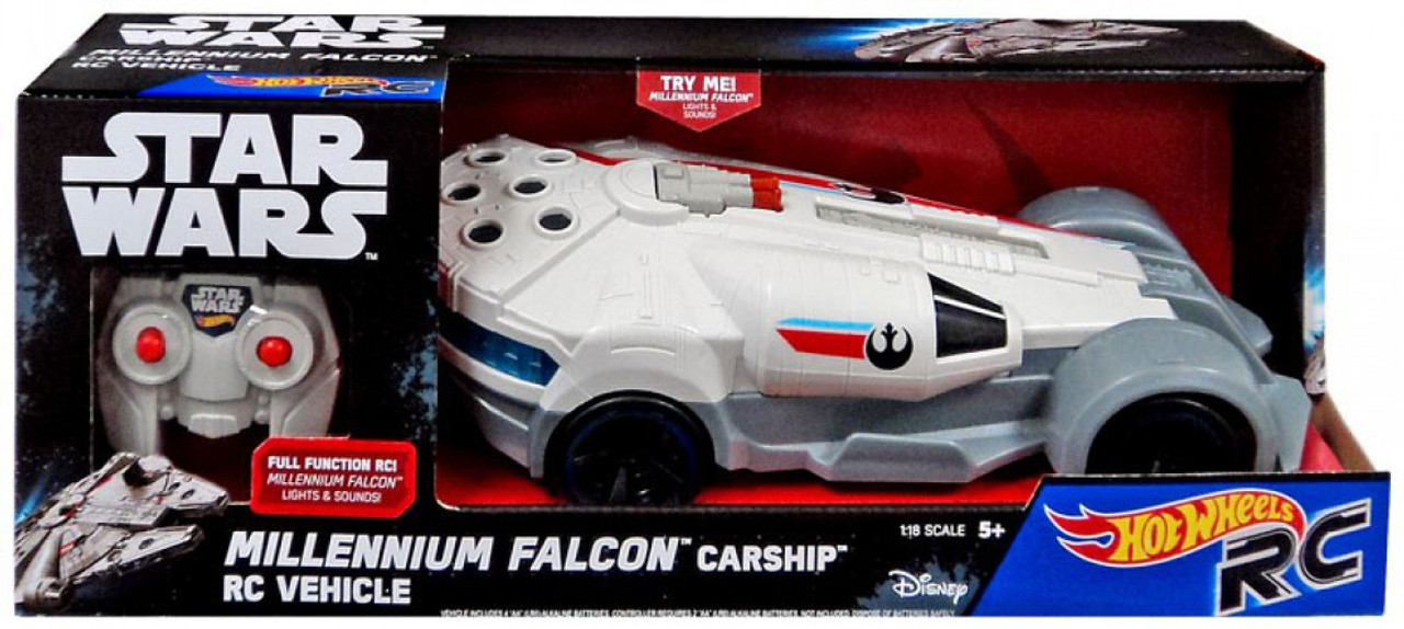 hot wheels star wars millennium falcon character car track set