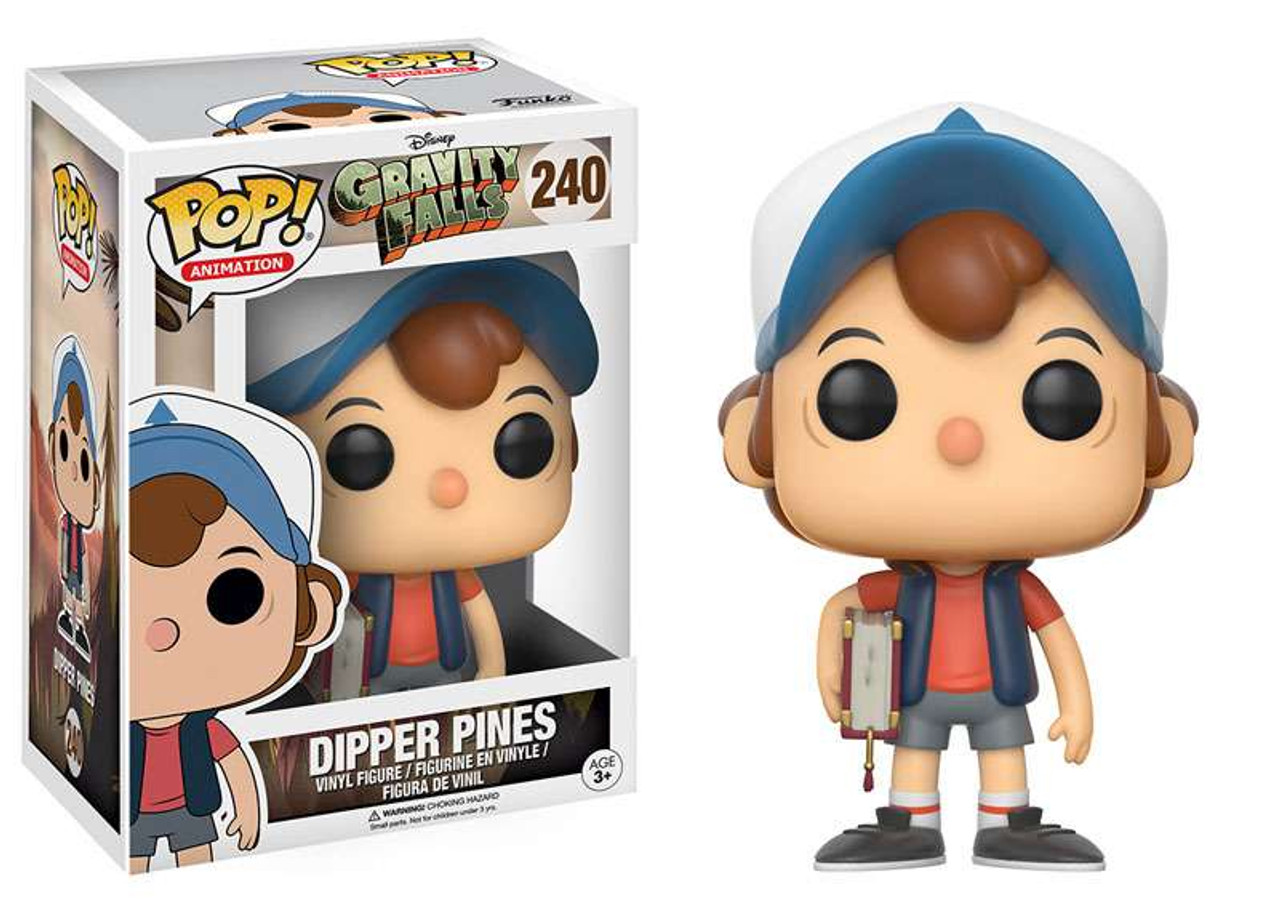 Funko Gravity Falls Pop Animation Dipper Pines Vinyl Figure 240 Full Color Regular Version Toywiz - roblox music codes gravity falls