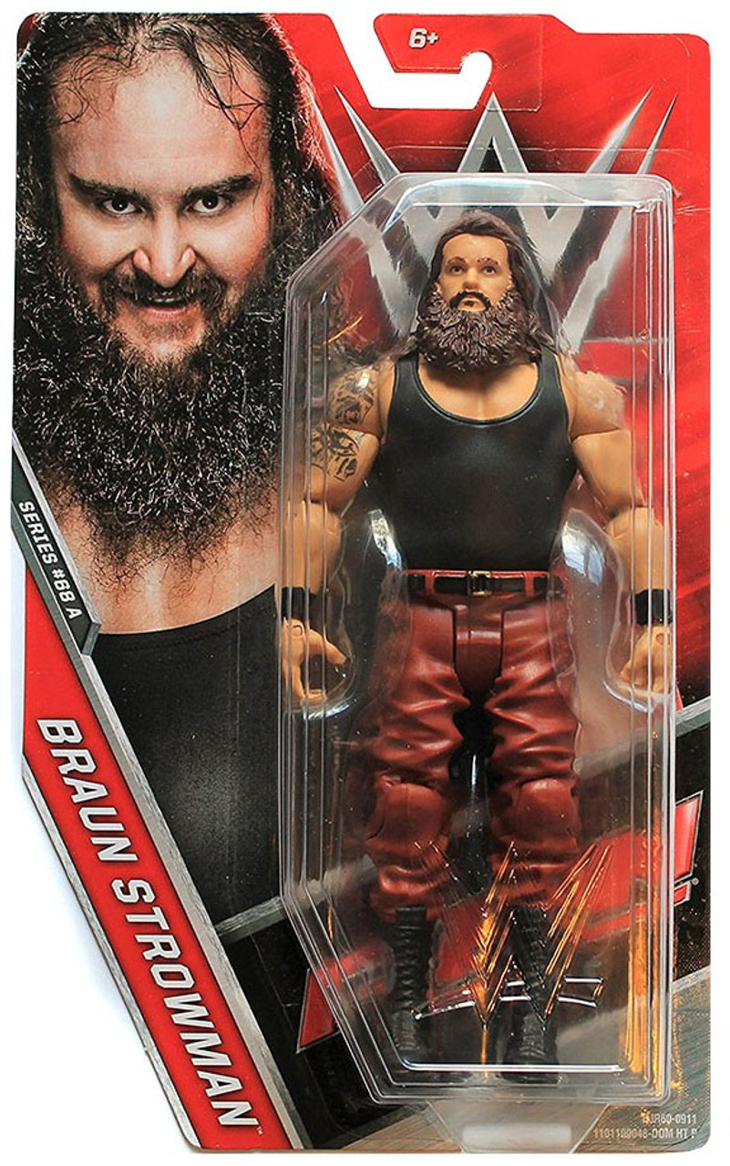 Wwe Wrestling Series 68 Braun Strowman 6 Action Figure Mattel Toys Toywiz - braun strowman theme remix roblox