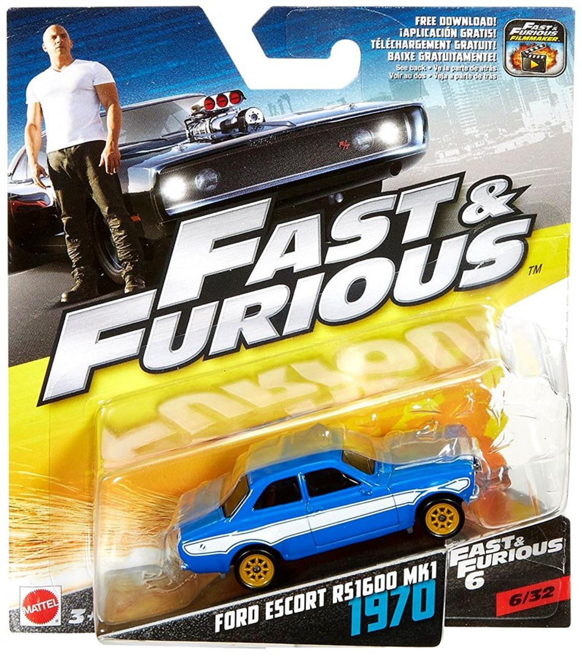 The Fast And The Furious Fast Furious 6 Ford Escort Rs1600 Mk1 1970