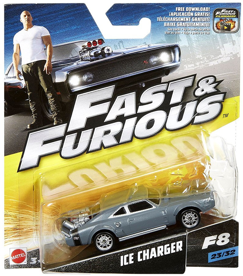 The Fast and the Furious F8 Ice Charger Diecast Car 2332 Mattel Toys