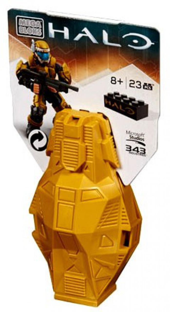 Mega Bloks Halo Series 4 ODST Metallic Drop Pod Set DPP66 Gold ToyWiz