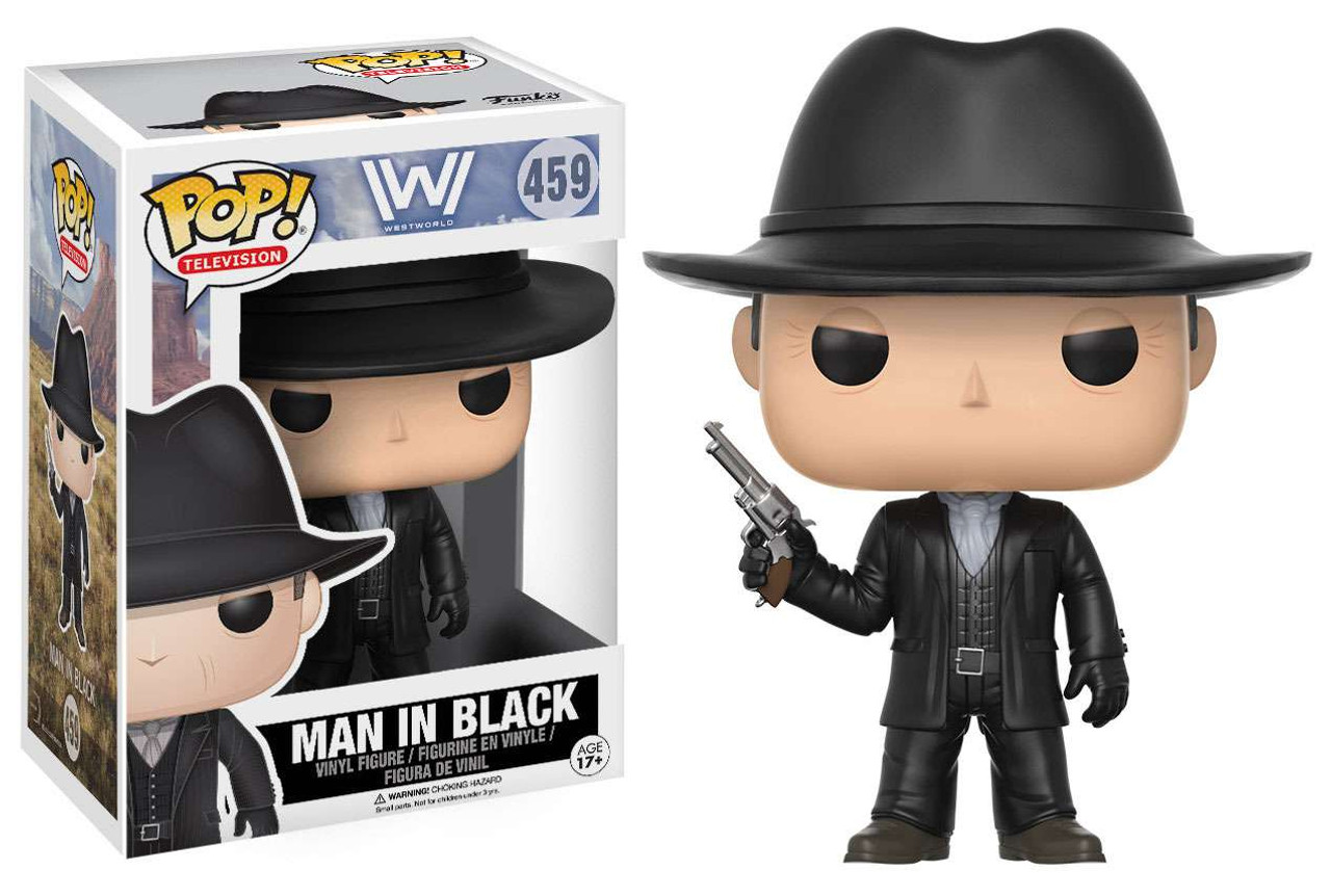 Funko Westworld Pop Tv Man In Black Vinyl Figure 459 Toywiz - black sparkle time fedora vote roblox