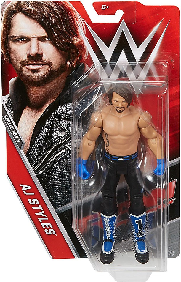 WWE Wrestling Series 68 AJ Styles 6 Action Figure Mattel Toys ToyWiz