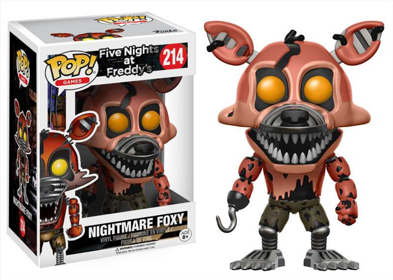 Funko Five Nights At Freddys Pop Games Nightmare Foxy Vinyl Figure 214 Toywiz - adventure nightmare foxy roblox