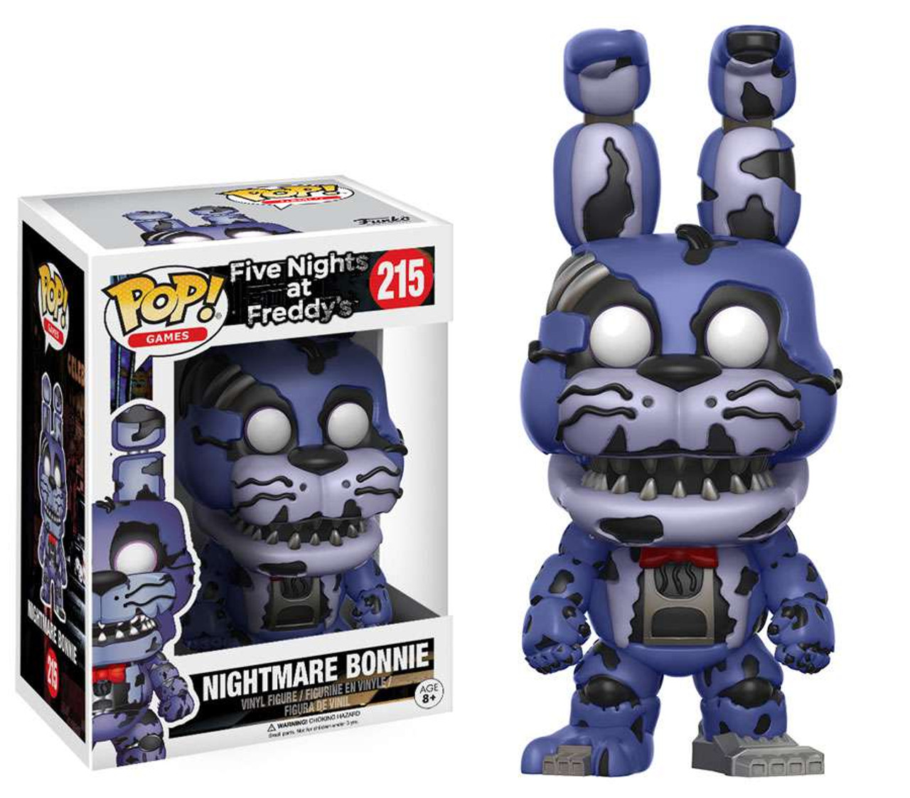 Funko Five Nights At Freddys Pop Games Nightmare Bonnie Vinyl Figure 215 Toywiz - nightmare bonnie roblox