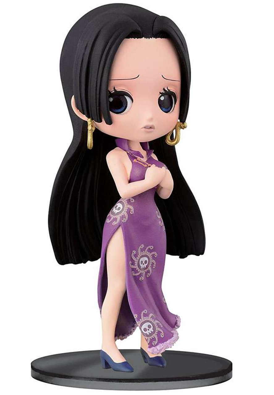 One Piece Q Posket Boa Hancock 5 5 Collectible Figure Purple Dress Banpresto Toywiz