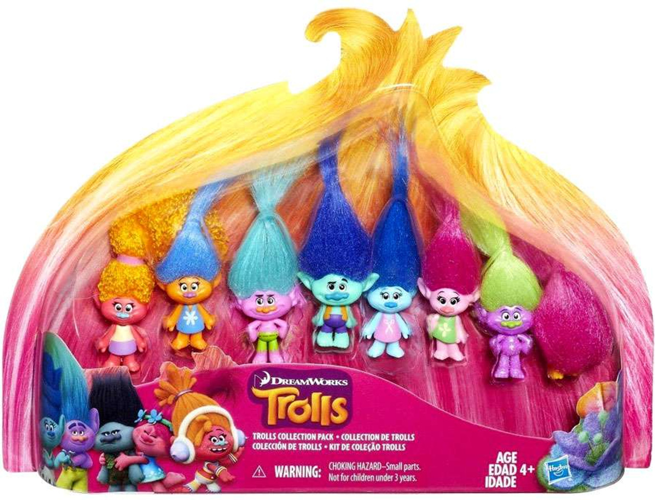 Trolls Trolls Collection Pack Exclusive Mini Figure 8-Pack Hasbro Toys ...