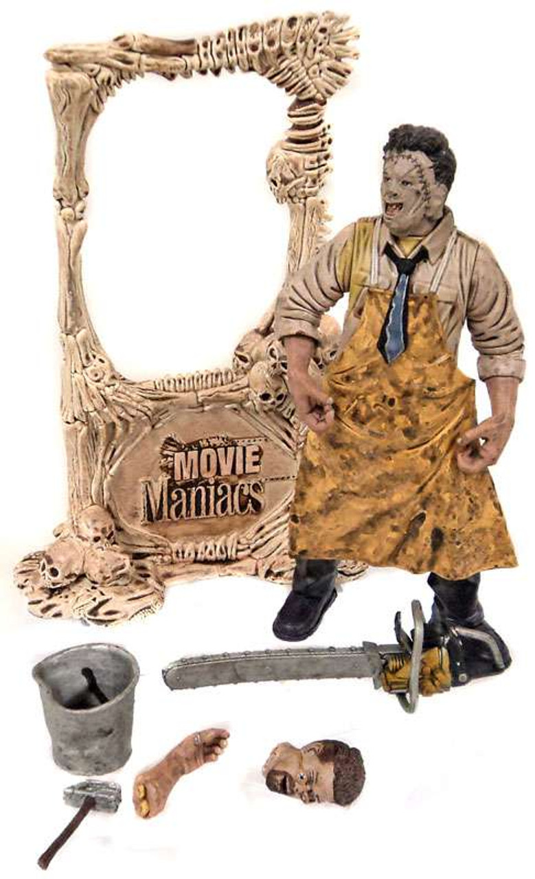 Mcfarlane Toys The Texas Chainsaw Massacre Movie Maniacs Series 1 Leatherface Action Figure Loose Toywiz - leatherface apron roblox