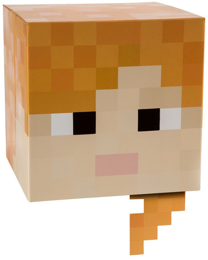 Minecraft Alex Cardboard Head Jinx - ToyWiz