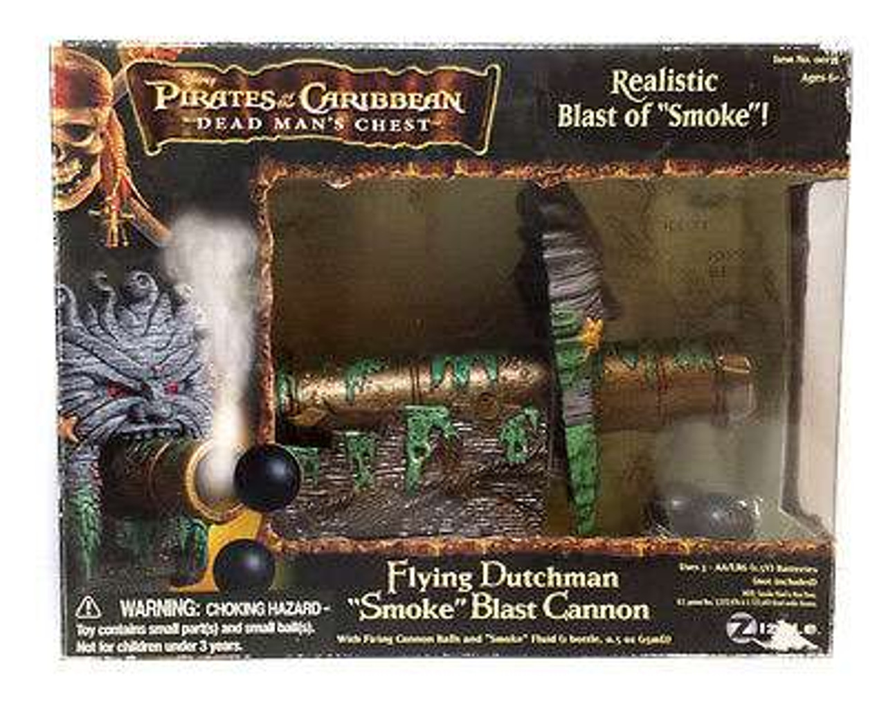 Pirates Of The Caribbean Dead Mans Chest Flying Dutchman Smoke Blast Cannon 3 75 Action Figure Playset Damaged Package Zizzle Toywiz - sonic blast cannon roblox