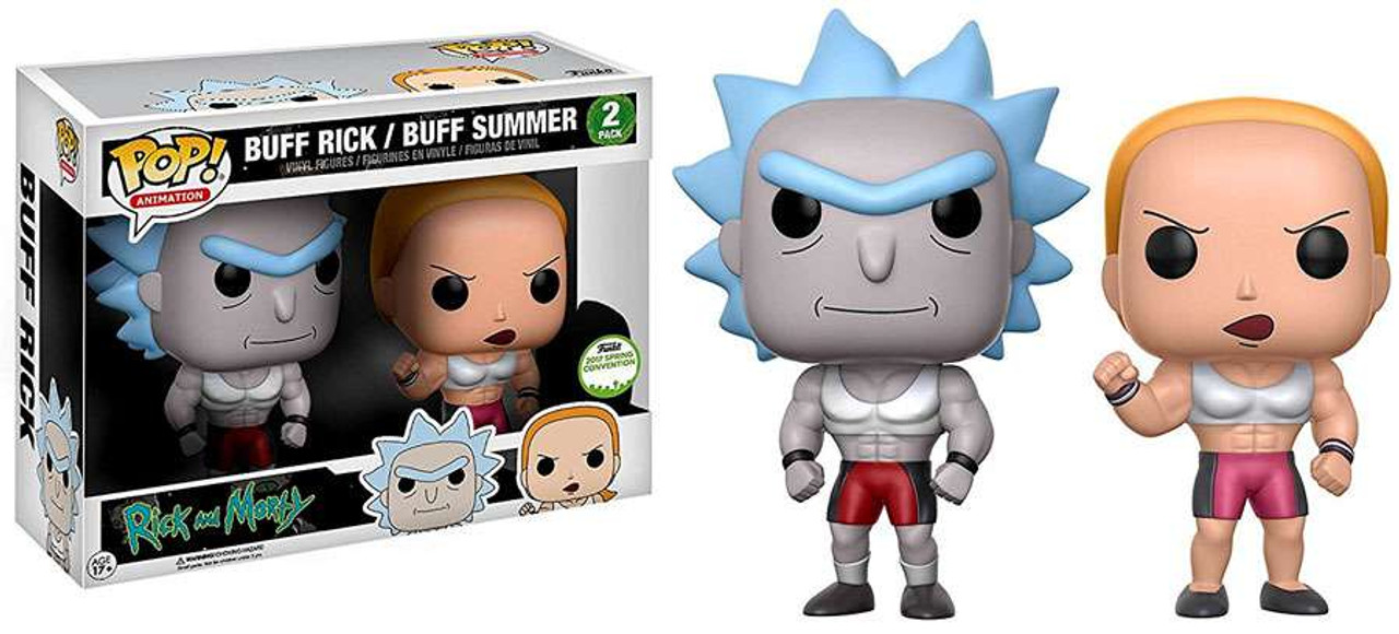 Funko Rick Morty Pop Animation Buff Rick Buff Summer Exclusive Vinyl Figure Toywiz - super guest buff guest roblox