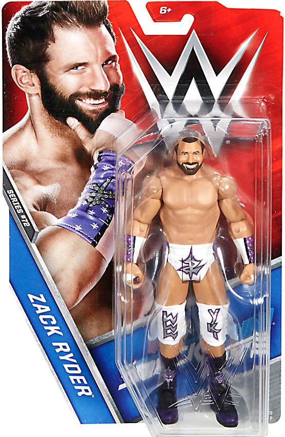 WWE Wrestling Series 72 Zack Ryder 7 Action Figure Mattel Toys ToyWiz