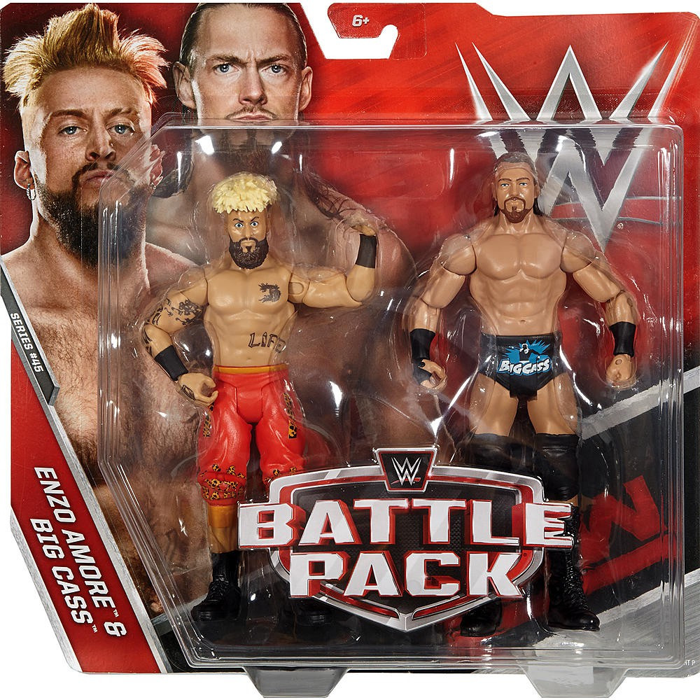 WWE Wrestling Battle Pack Series 45 Enzo Amore Big Cass Action Figure 2