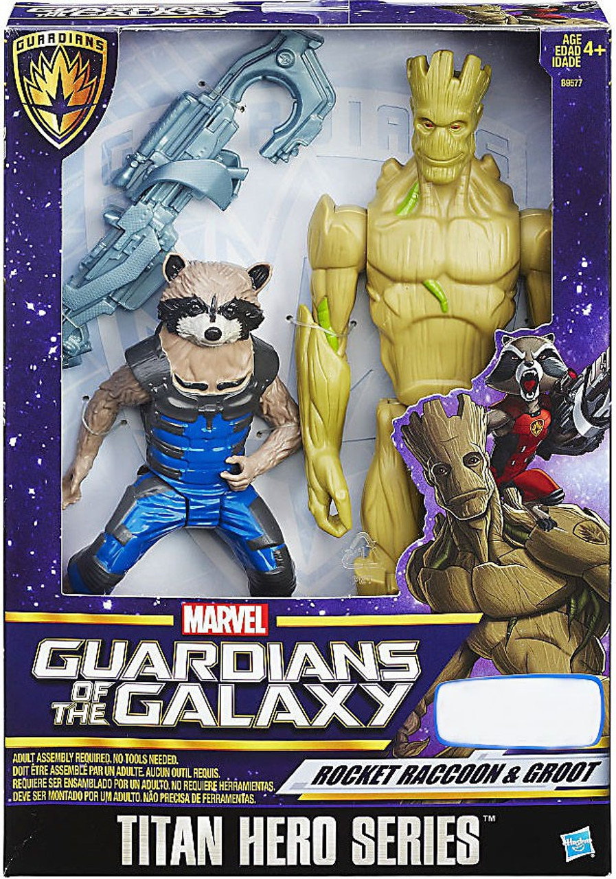 rocket and groot action figure