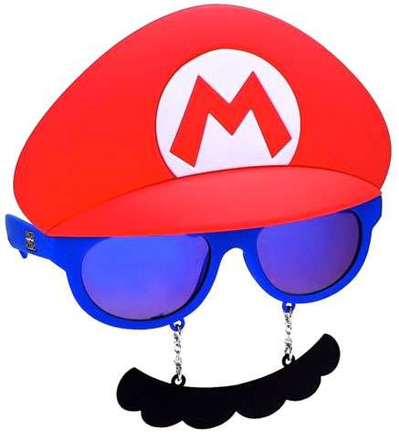 Nintendo Super Mario Character Shades Mario Sunglasses H2W ToyWiz