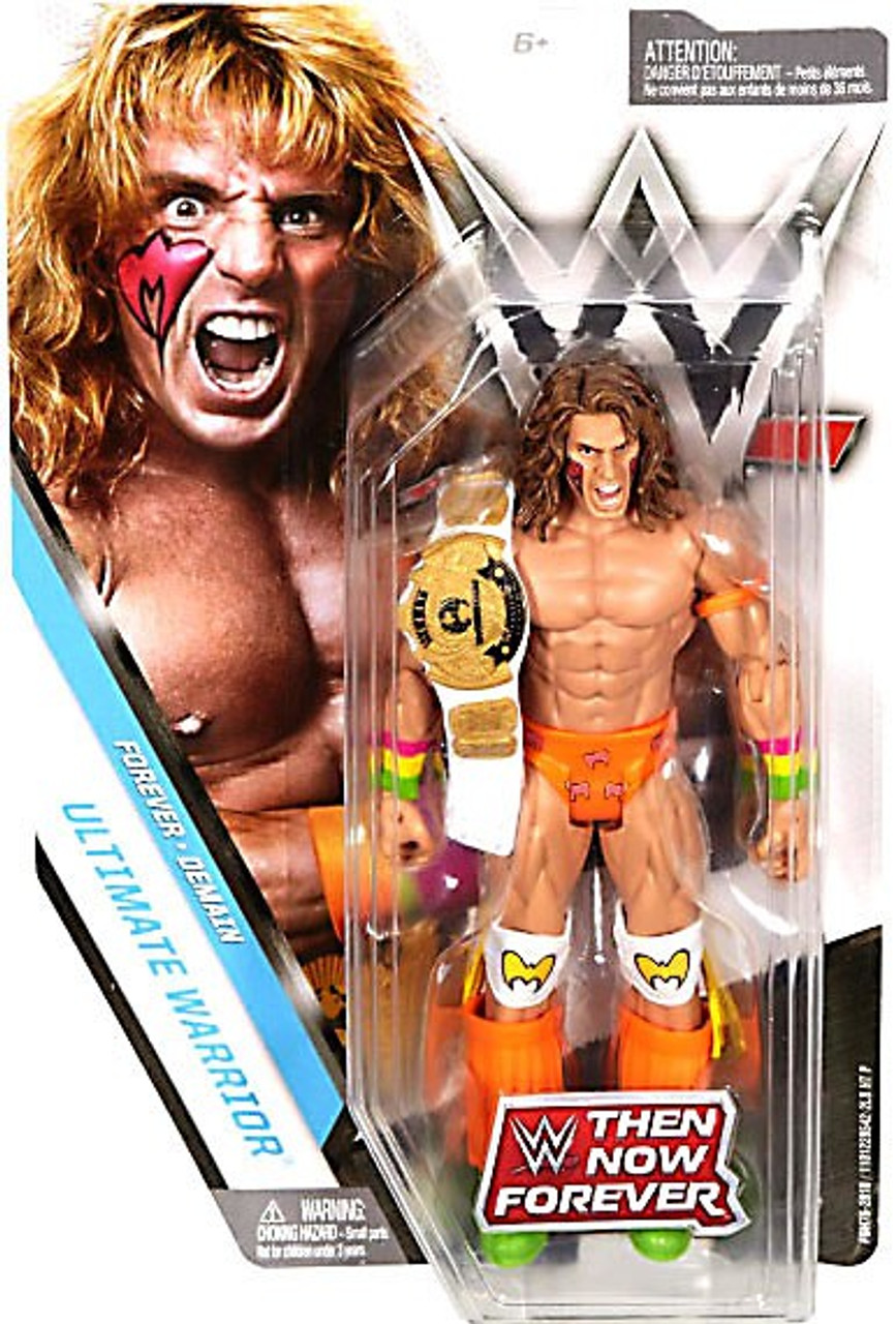 Wwe Wrestling Then Now Forever Ultimate Warrior Exclusive Action Figure Mattel Toys Toywiz - update dragon ball ultimate warriors roblox