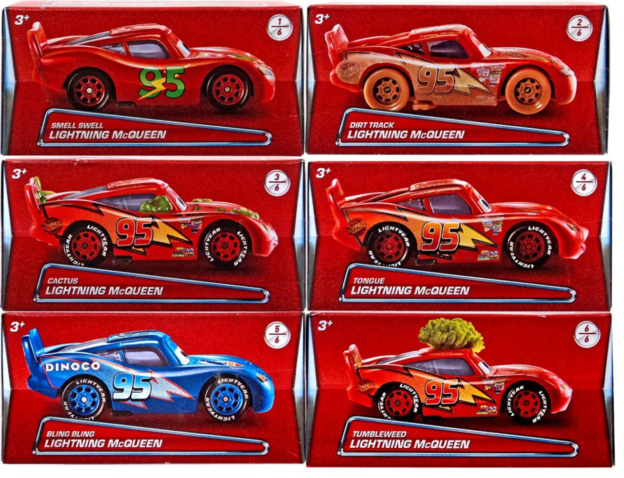 lightning mcqueen car set