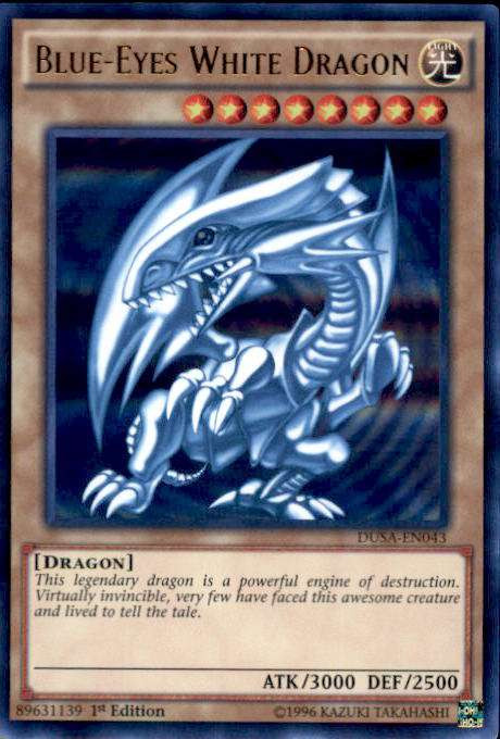 遊戯王 Blue-Eyes White Dragon DUSA-EN043 YuGiOh Duelist Saga Single Card Ultra Rare Blue-Eyes White Dragon