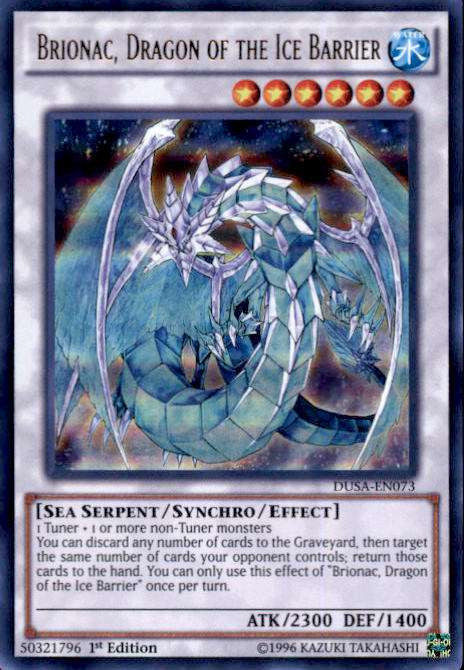 YuGiOh Duelist Saga Single Card Ultra Rare Brionac, Dragon of the