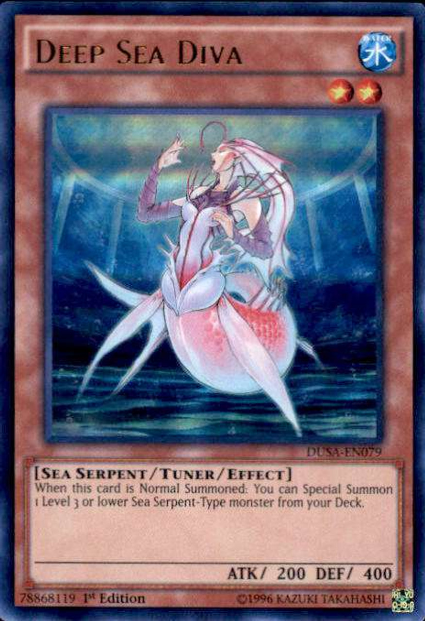 YuGiOh Duelist Saga Single Card Ultra Rare Deep Sea Diva DUSA-EN079