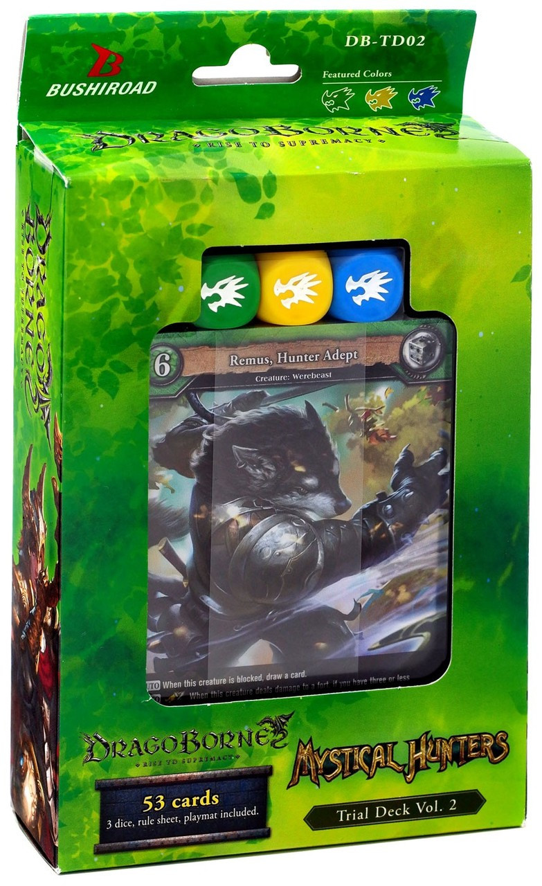 Dragoborne Rise To Supremacy Vol 02 Mystical Hunters Trial Deck Sealed BushiRoad ToyWiz
