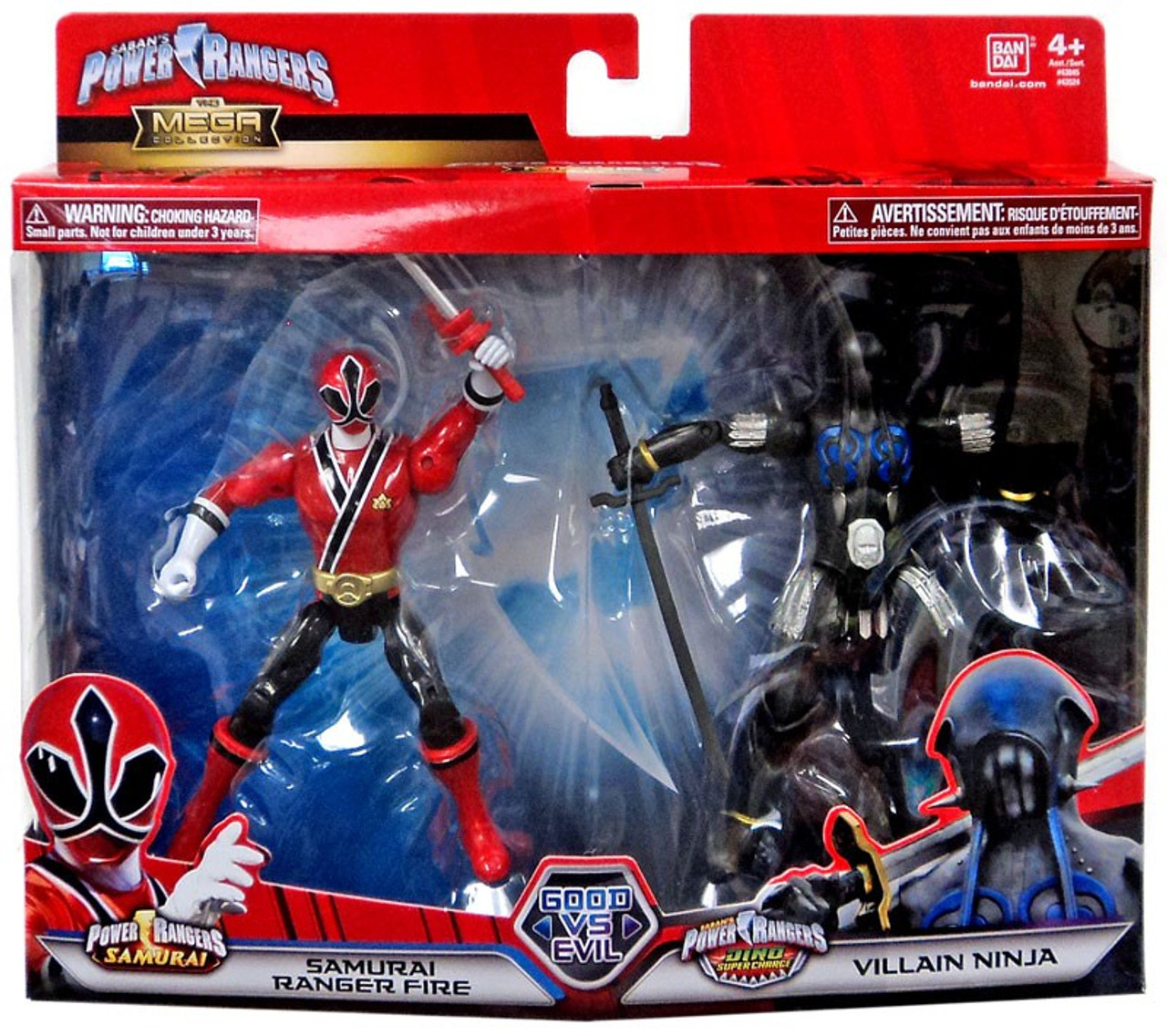Power Rangers Dino Super Charge Good Vs. Evil Samurai Ranger Fire
