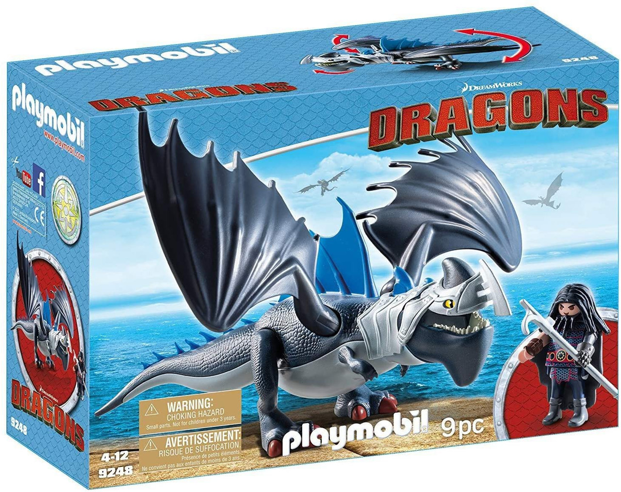 how to train dragon playmobil