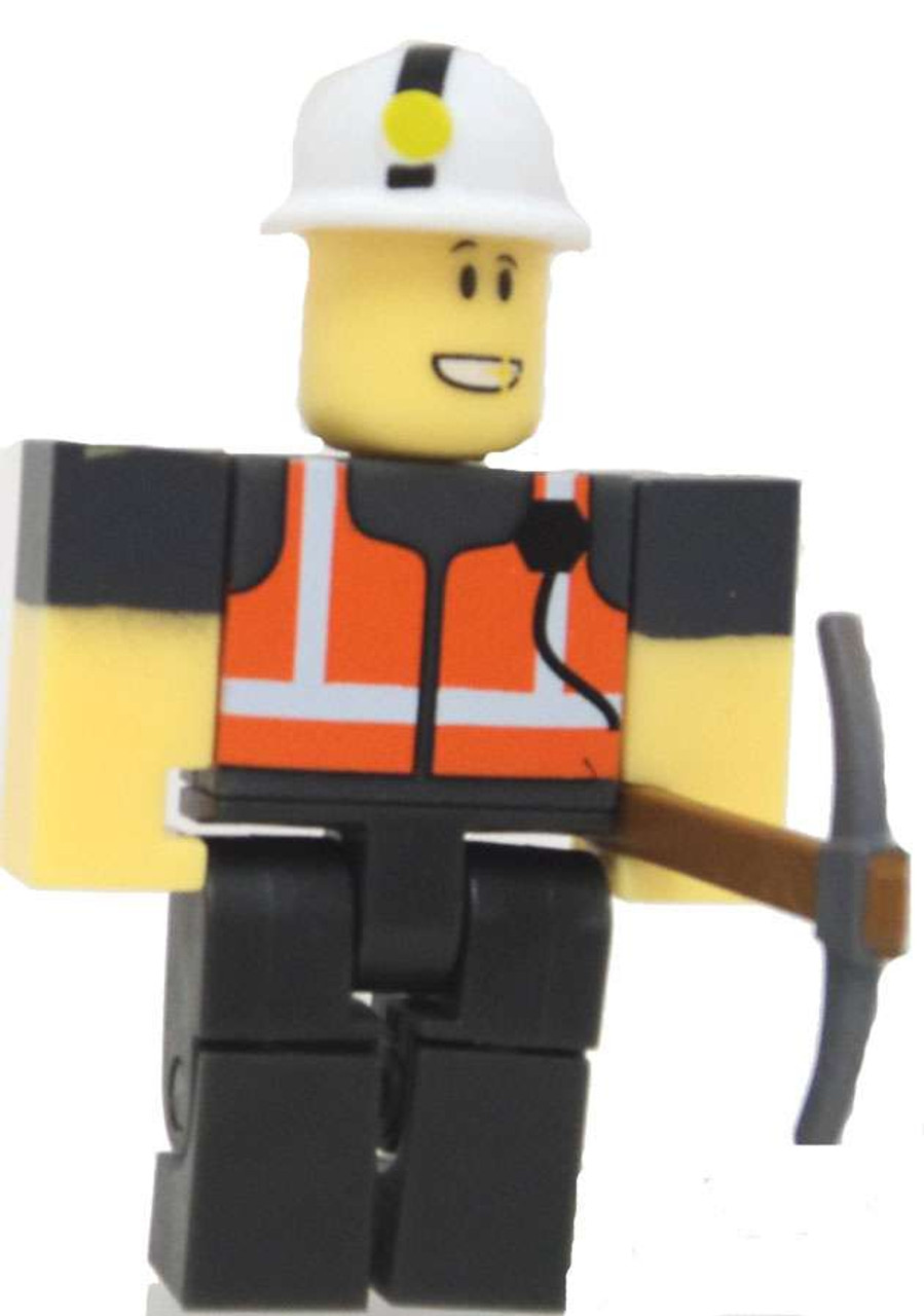 Roblox Series 1 Epic Miner 3 Mini Figure Includes Online Code Loose Jazwares Toywiz - roblox miner hat