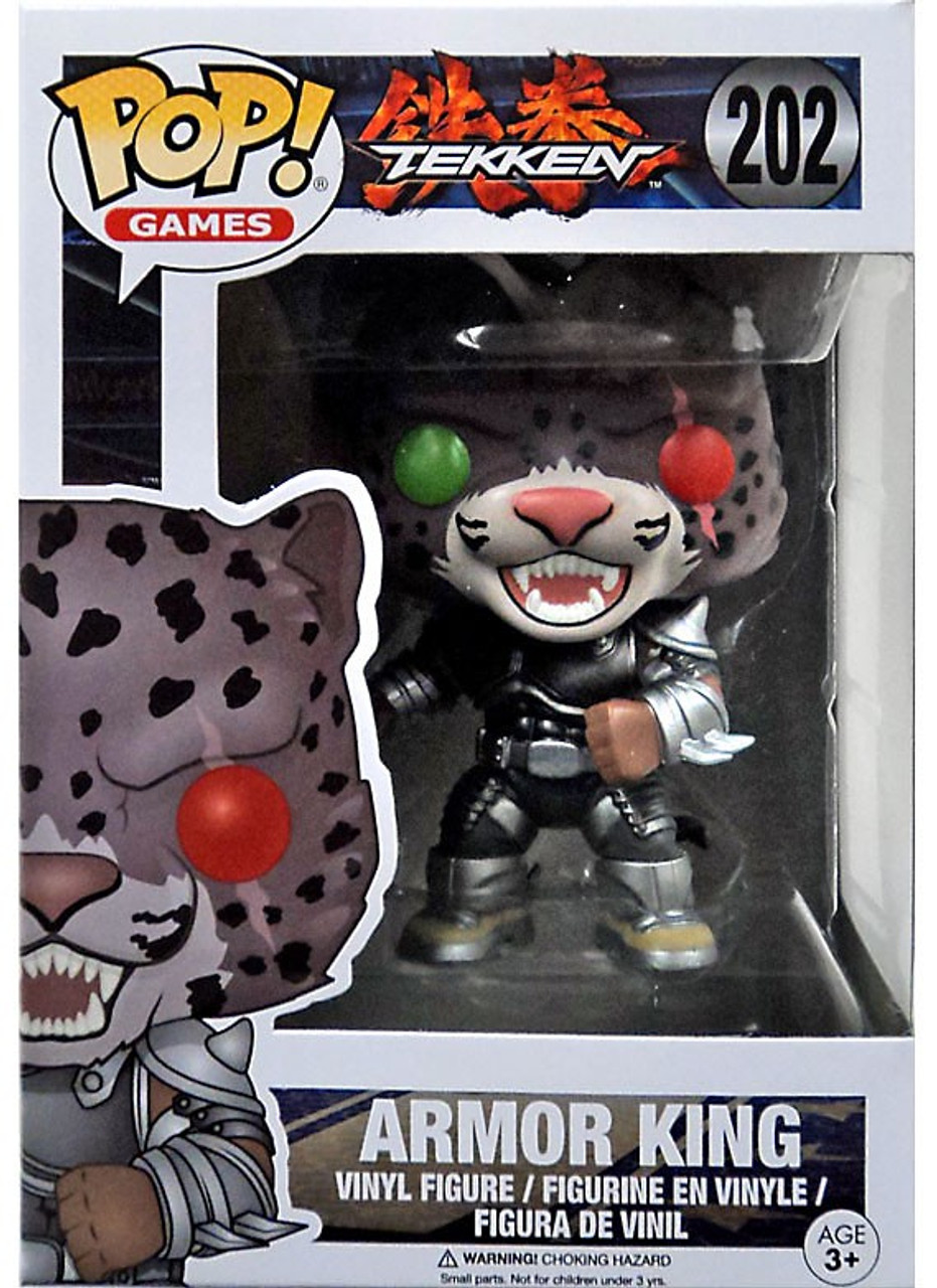 Funko Tekken POP Games Armor King Exclusive Vinyl Figure 202 - ToyWiz