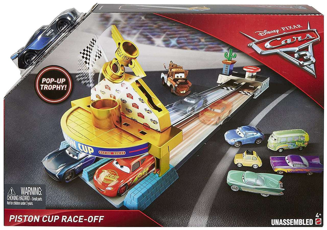 disney cars piston cup racing garage