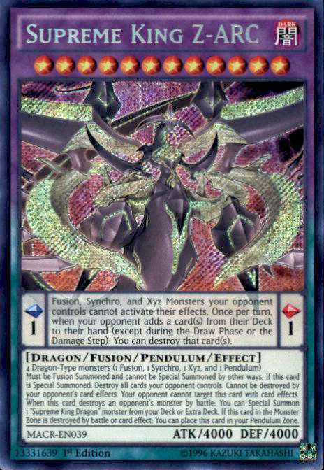 YuGiOh Trading Card Game Maximum Crisis Single Card Secret Rare