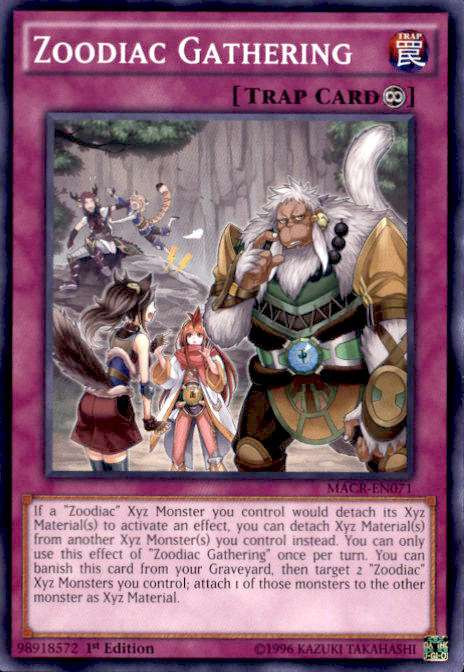 yugioh zoodiac cards Drident - MAGO-EN036 - Premium Gold Rare Type Xyz Monster you control YuGiOh Trading Card Game Maximum